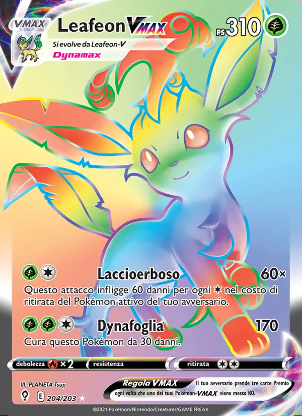 Image of the card Leafeon VMAX