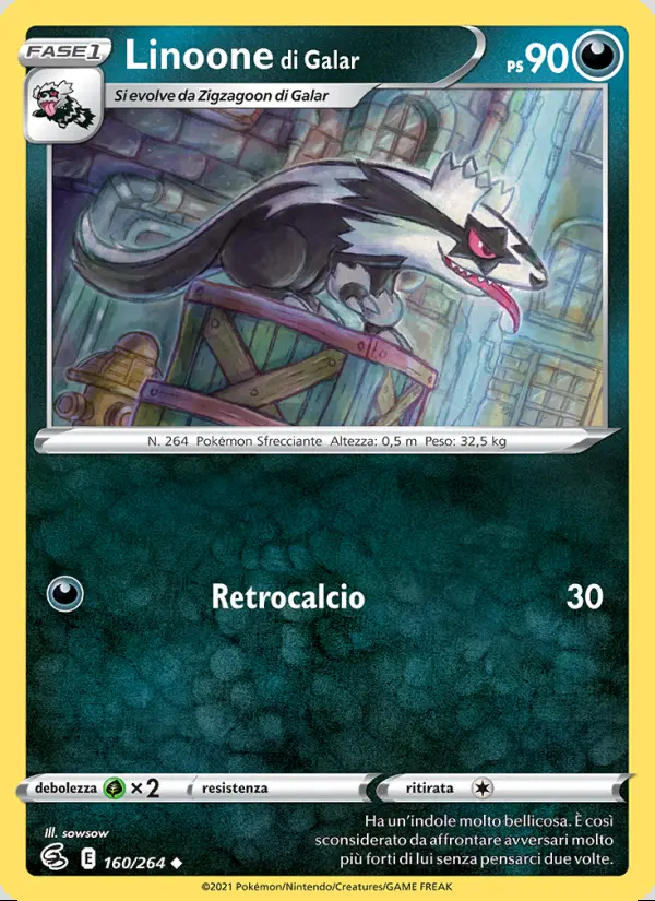 Image of the card Linoone di Galar