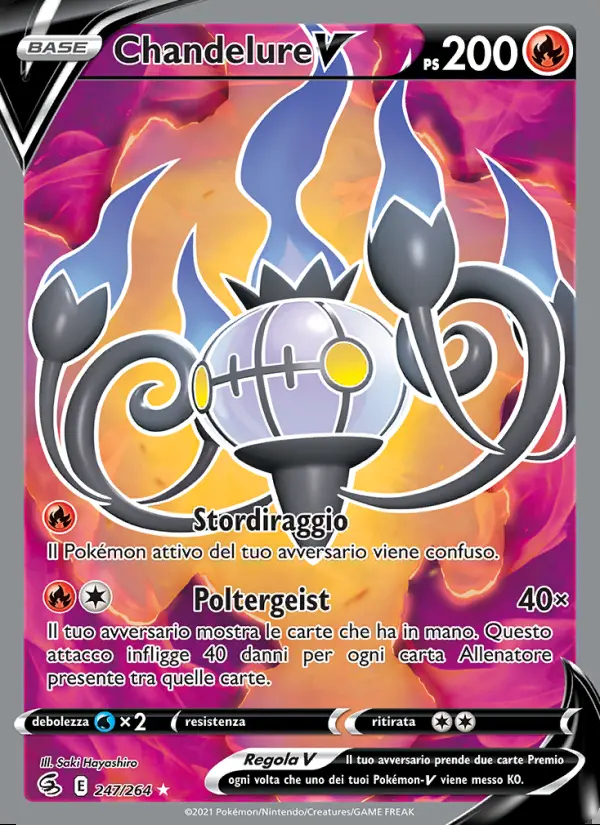 Image of the card Chandelure V