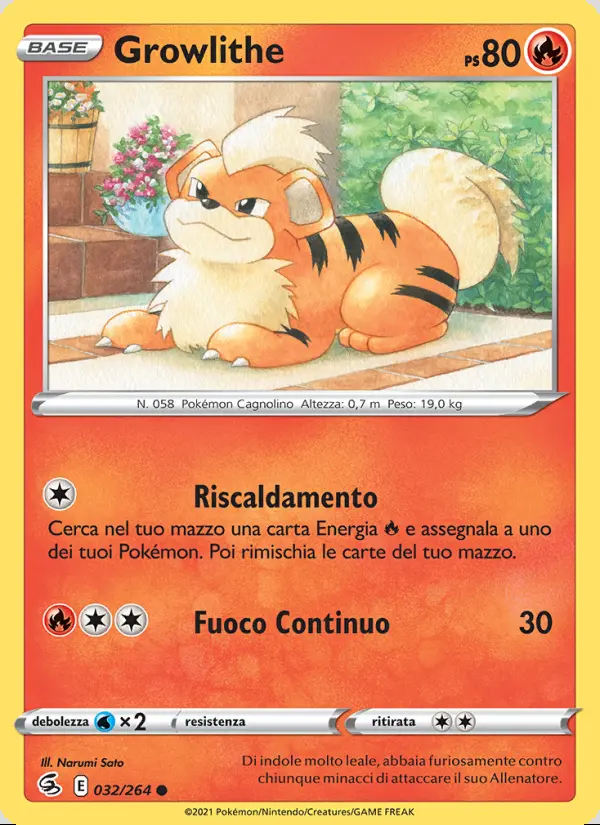 Image of the card Growlithe