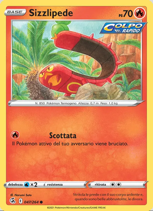 Image of the card Sizzlipede