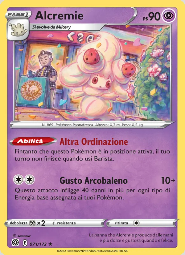 Image of the card Alcremie