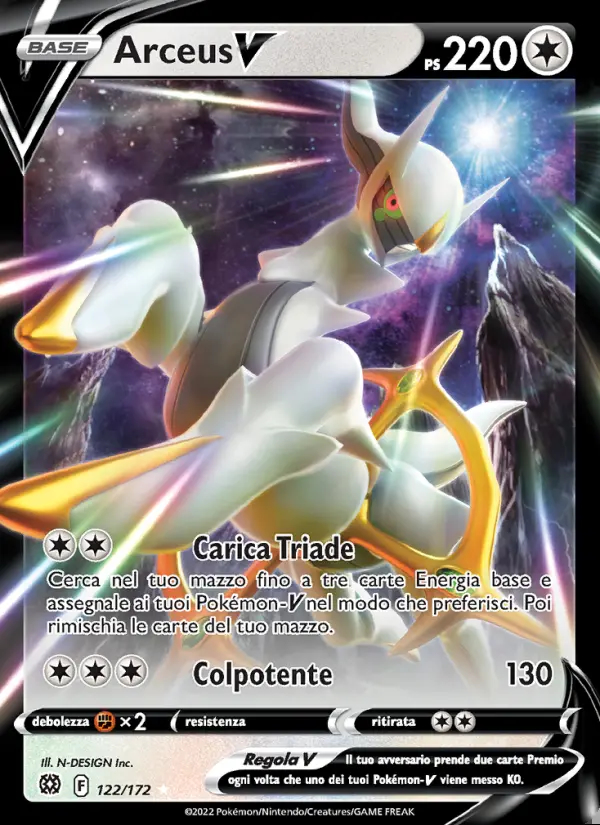 Image of the card Arceus V