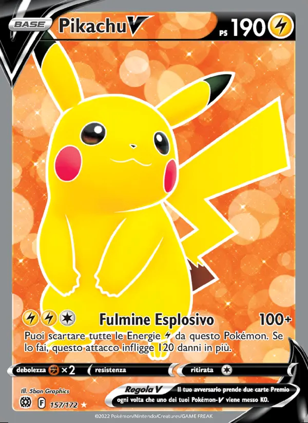 Image of the card Pikachu V