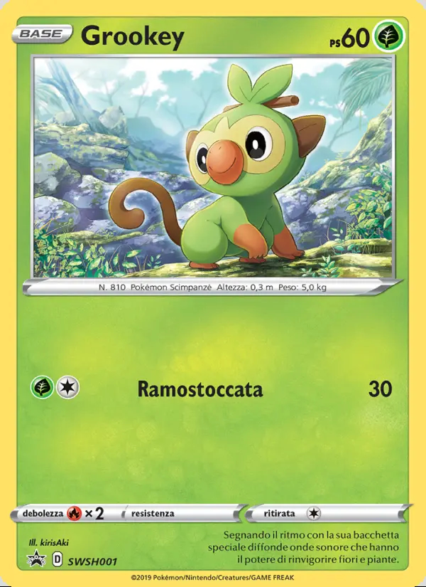 Image of the card Grookey