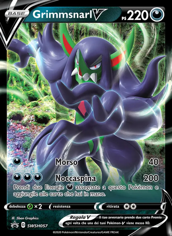 Image of the card Grimmsnarl V