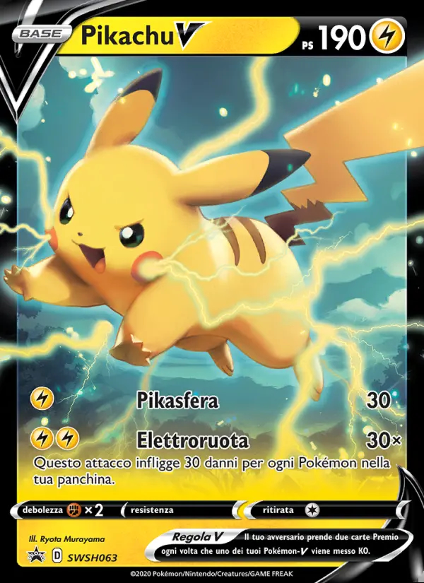 Image of the card Pikachu V