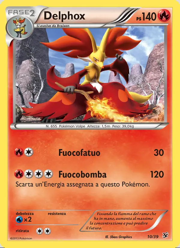 Image of the card Delphox