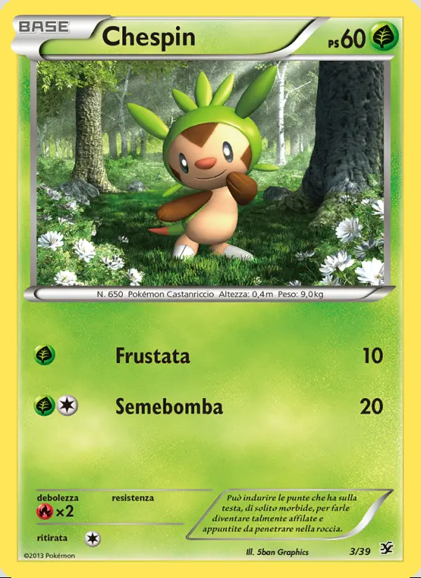 Image of the card Chespin