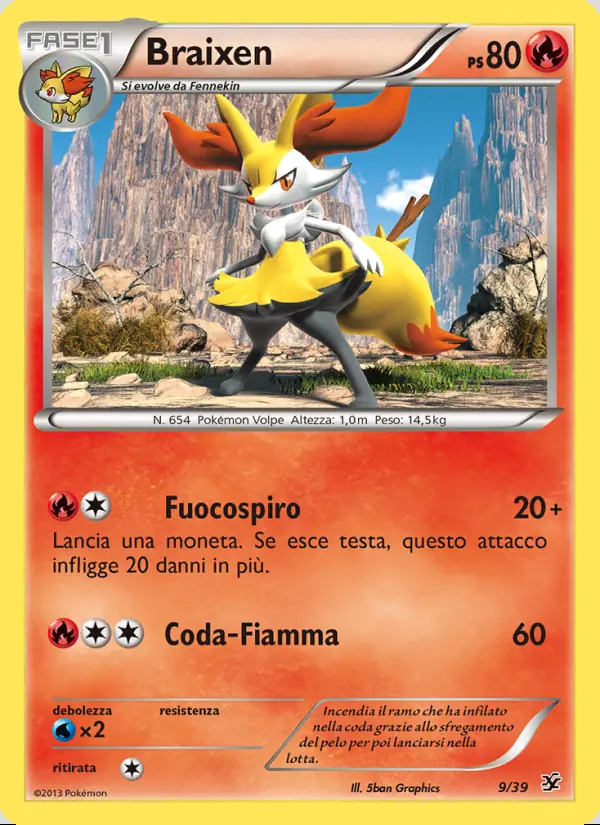 Image of the card Braixen