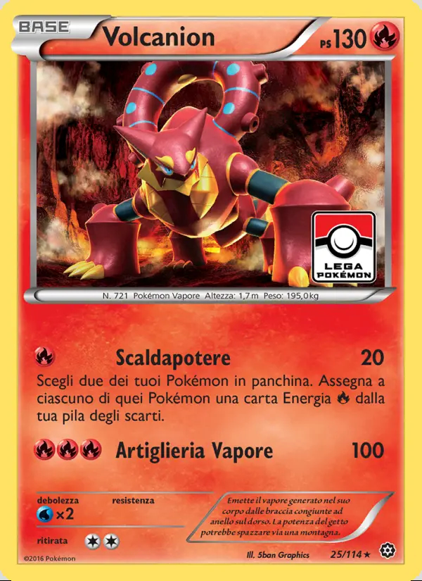 Image of the card Volcanion