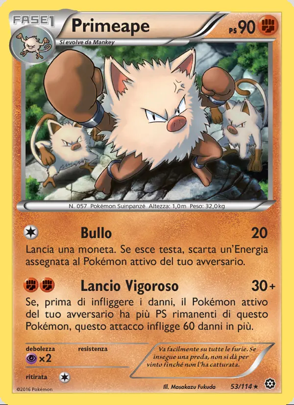 Image of the card Primeape