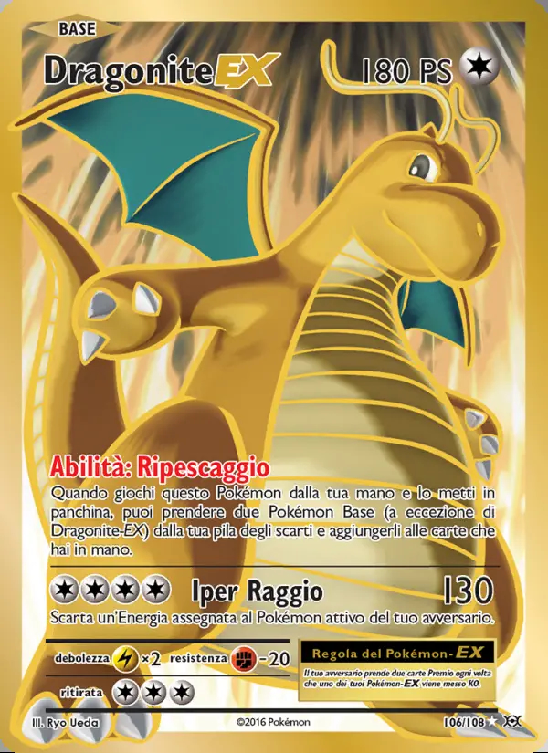 Image of the card Dragonite EX