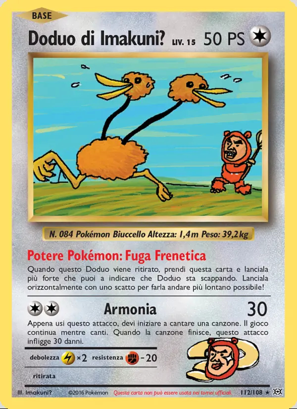 Image of the card Doduo di Imakuni?