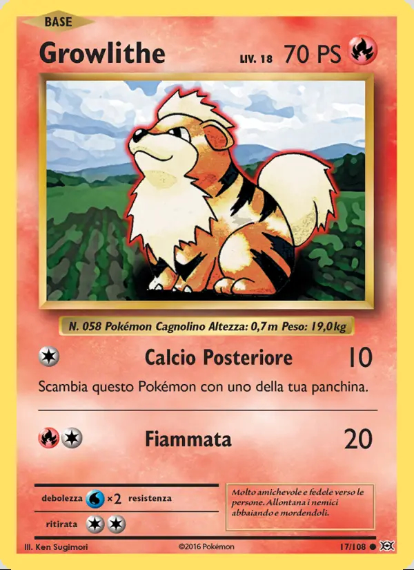 Image of the card Growlithe