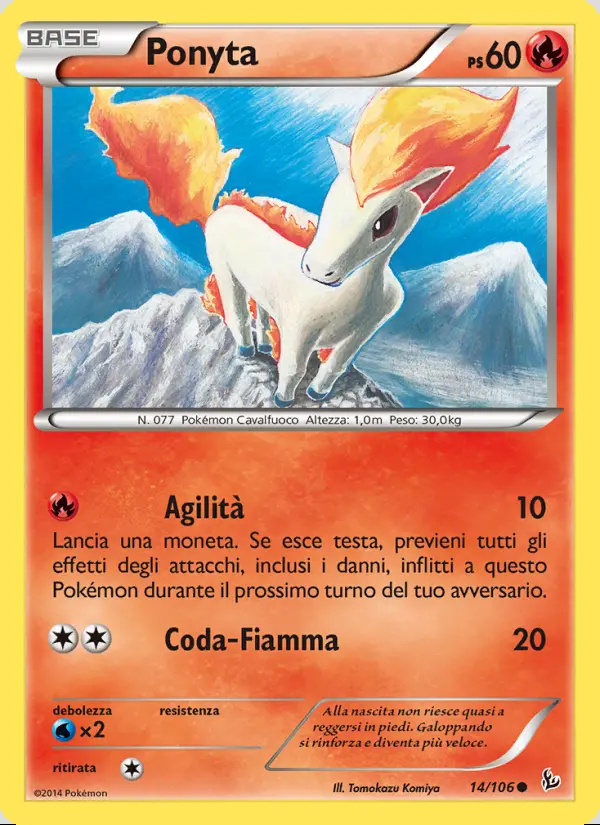 Image of the card Ponyta