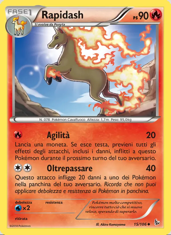 Image of the card Rapidash