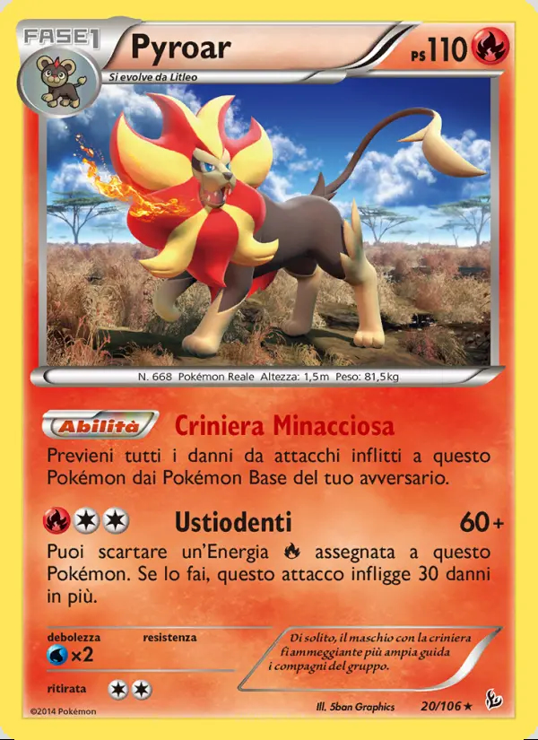 Image of the card Pyroar