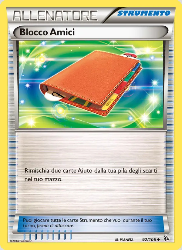 Image of the card Blocco Amici