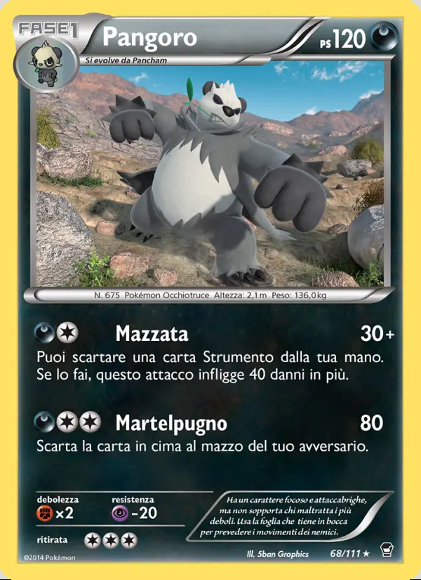 Image of the card Pangoro