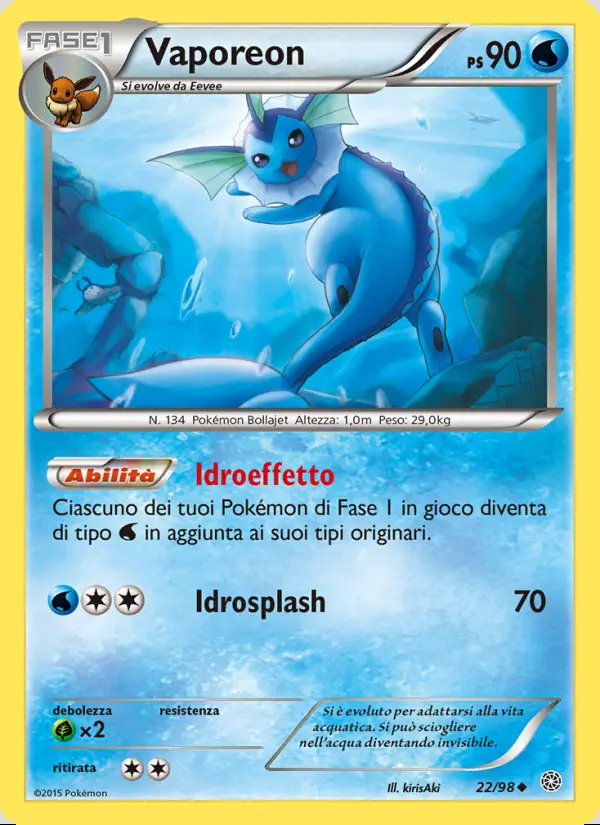 Image of the card Vaporeon