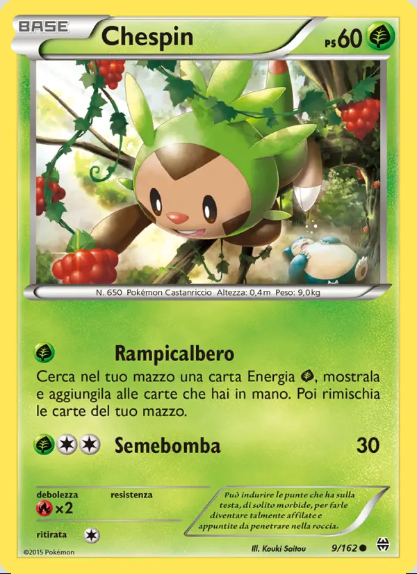 Image of the card Chespin