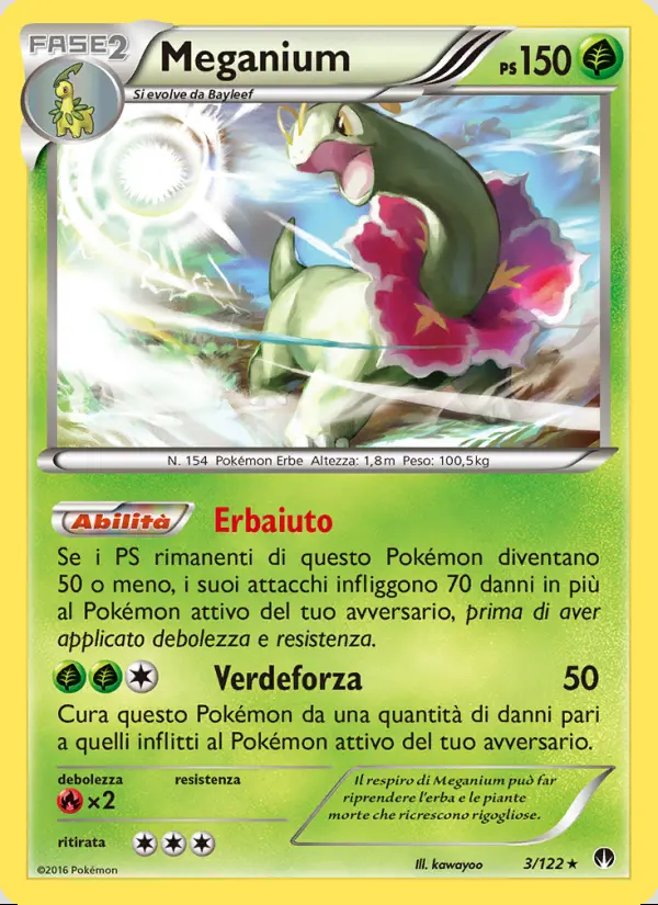 Image of the card Meganium